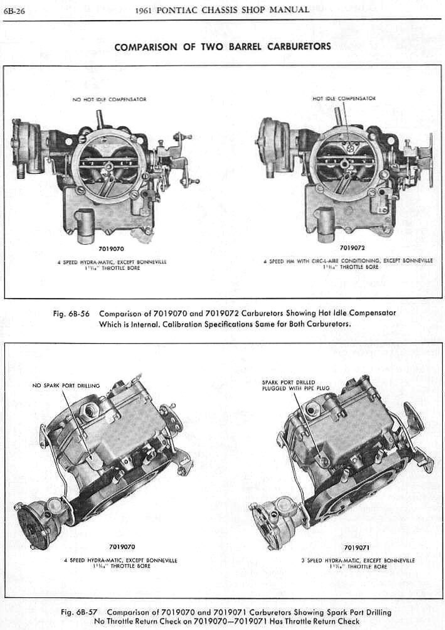 1961 Pontiac Shop Manual- Engine Fuel Page 27 of 54